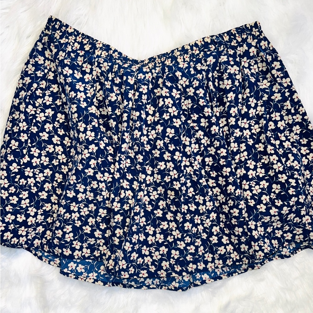 Floral Peplum Skirt x F21